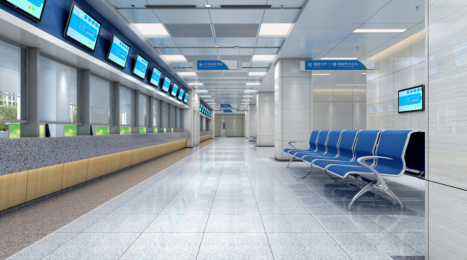 格瑞特樓控參建的青島膠州東方醫院將于2021年內開業(圖1) 攝圖網_401701773_banner_候診大廳(企業商用).jpg